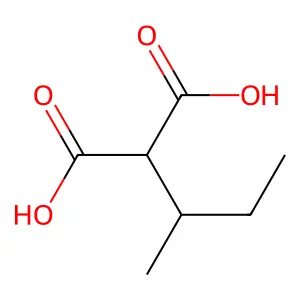 Butan-2-ylpropanedioic acid structure
