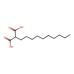2-Decylpropanedioic acid structure
