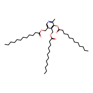 Pyridoxine trilaurate structure