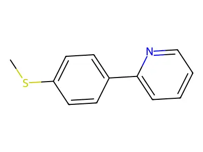 2-(4-(Methylthio)phenyl)pyridine structure