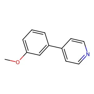 4-(3-Methoxyphenyl)pyridine structure