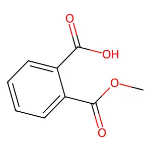邻苯二甲酸单甲酯 structure