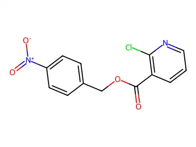 (4-Nitrophenyl)methyl 2-chloropyridine-3-carboxylate structure