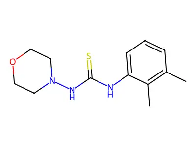 1-(2,3-Dimethylphenyl)-3-morpholin-4-ylthiourea structure