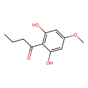 1-(2,6-Dihydroxy-4-methoxyphenyl)-1-butanone structure