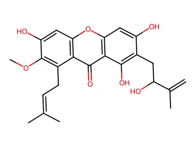 Mangostenol structure