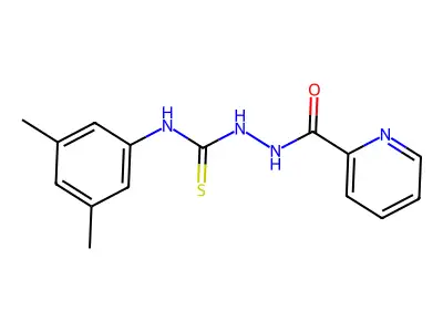 1-(3,5-Dimethylphenyl)-3-(pyridine-2-carbonylamino)thiourea structure