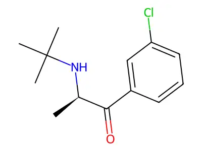 (R)-Bupropion structure