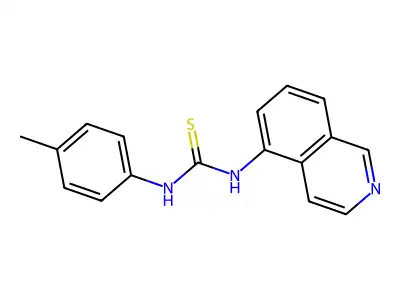1-Isoquinolin-5-yl-3-(4-methylphenyl)thiourea structure