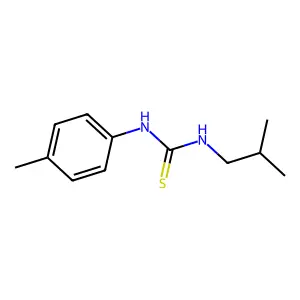 1-(4-Methylphenyl)-3-(2-methylpropyl)thiourea structure