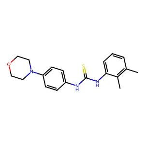 1-(2,3-Dimethylphenyl)-3-(4-morpholin-4-ylphenyl)thiourea structure