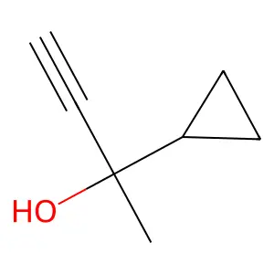 alpha-Ethynyl-alpha-methylcyclopropanemethanol structure