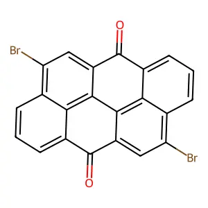 4,10-二溴蒽嵌蒽醌 structure