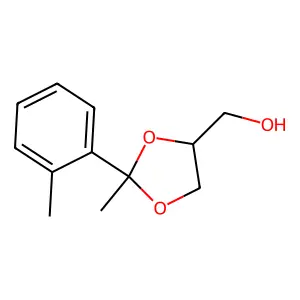 2-Methyl-2-(2-methylphenyl)-1,3-dioxolane-4-methanol structure