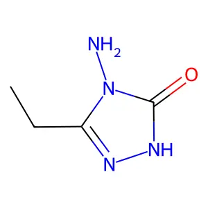 4-amino-3-ethyl-1H-1,2,4-triazol-5-one structure