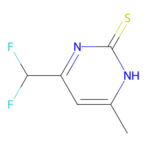 4-(Difluoromethyl)-6-methylpyrimidine-2-thiol structure