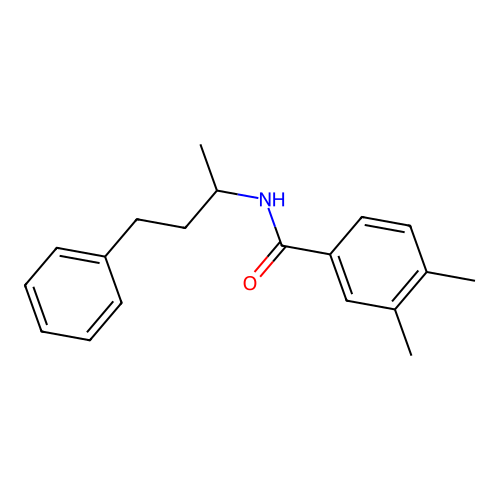 3,4-dimethyl-N-(4-phenylbutan-2-yl)benzamide structure
