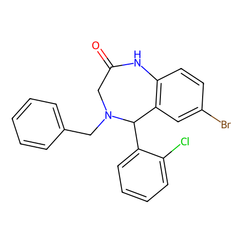 C22H18BrClN2O structure