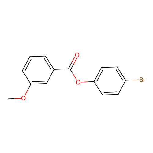 4-Bromophenyl 3-methoxybenzoate structure