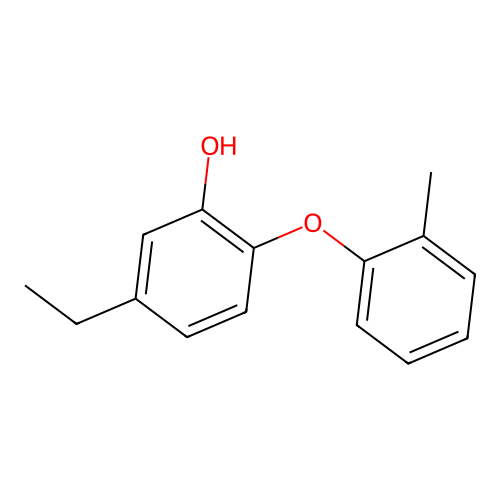 5-Ethyl-2-(2-methylphenoxy)phenol structure