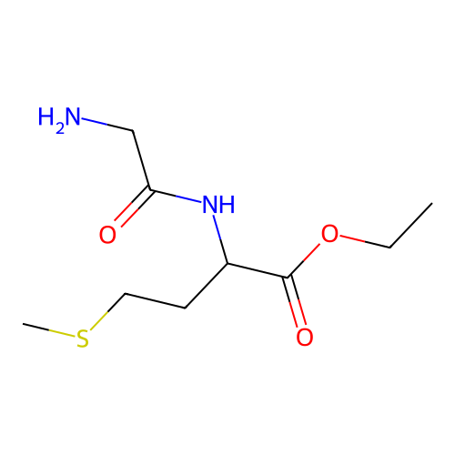 2-(2-Amino-acetylamino)-4-methylsulfanyl-butyric acid ethyl ester structure