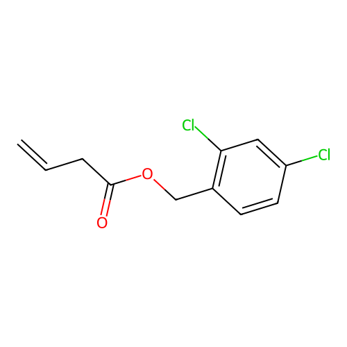 (2,4-Dichlorophenyl)methyl but-3-enoate structure