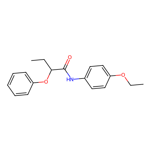 N-(4-ethoxyphenyl)-2-phenoxybutanamide structure