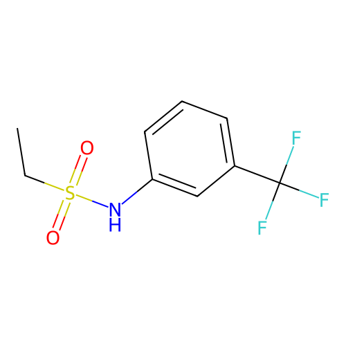 N-[3-(trifluoromethyl)phenyl]ethanesulfonamide structure