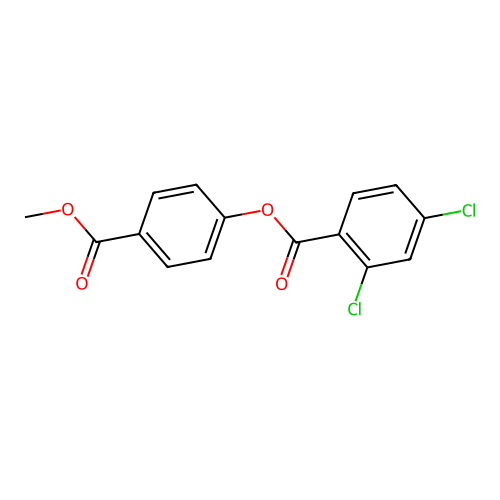 4-(Methoxycarbonyl)phenyl 2,4-dichlorobenzoate structure