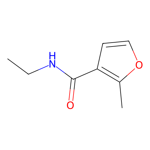 N-ethyl-2-methylfuran-3-carboxamide structure