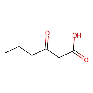 3-氧代己酸 structure