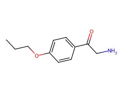 2-Amino-1-(4-propoxyphenyl)ethan-1-one structure
