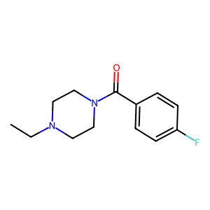 1-Ethyl-4-(4-fluorobenzoyl)piperazine structure