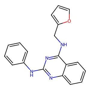 n4-(Furan-2-ylmethyl)-n2-phenylquinazoline-2,4(1h,3h)-diimine structure