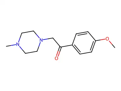 1-(4-Methoxyphenyl)-2-(4-methylpiperazin-1-yl)ethan-1-one structure