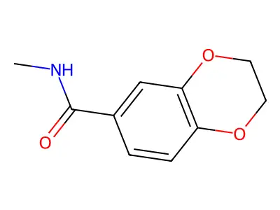 N-methyl-2,3-dihydro-1,4-benzodioxine-6-carboxamide structure