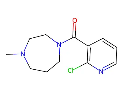 1-(2-Chloropyridine-3-carbonyl)-4-methyl-1,4-diazepane structure