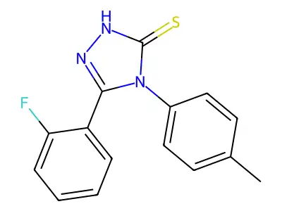 5-(2-Fluoro-phenyl)-4-p-tolyl-4H-[1,2,4]triazole-3-thiol structure