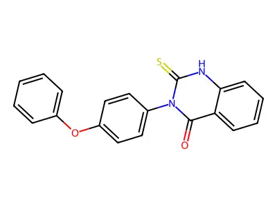 3-(4-Phenoxyphenyl)-2-sulfanyl-3,4-dihydroquinazolin-4-one structure
