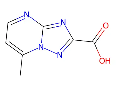 7-Methyl-[1,2,4]triazolo[1,5-a]pyrimidine-2-carboxylic acid structure