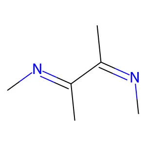 Butane-2,3-diimine, N,N'-dimethyl- structure