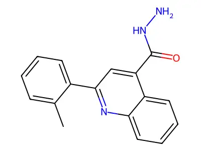 2-(2-Methylphenyl)quinoline-4-carbohydrazide structure