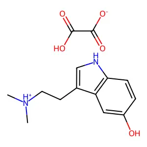 1H-Indol-5-OL, 3-(2-(dimethylamino)ethyl)-, bioxalate structure
