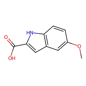 5-甲氧基-1H-吲哚-2-甲酸 structure