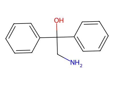 2-Amino-1,1-diphenylethanol structure