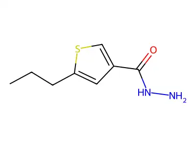 5-Propylthiophene-3-carbohydrazide structure