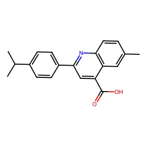 2-(4-Isopropylphenyl)-6-methylquinoline-4-carboxylic acid structure