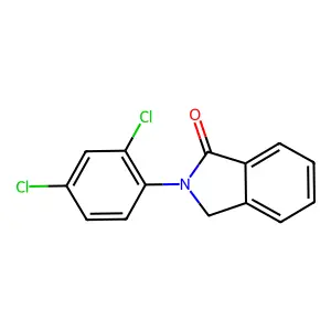 2-(2,4-dichlorophenyl)-3H-isoindol-1-one structure
