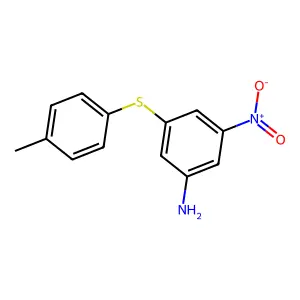 3-[(4-Methylphenyl)thio]-5-nitroaniline structure