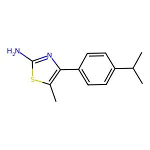 4-(4-Isopropylphenyl)-5-methyl-1,3-thiazol-2-amine structure